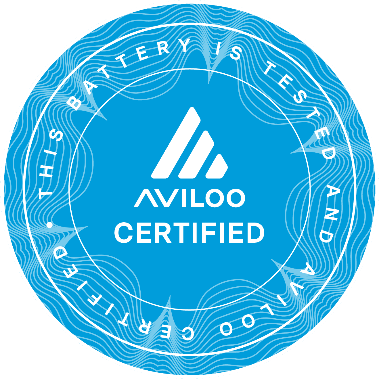 Offizielles grafisches AVILOO-CERTIFIED-Siegel